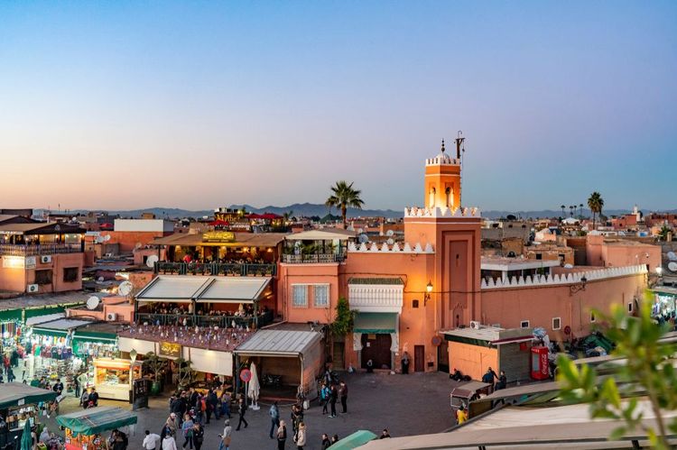 Jemaa el Fnaa, Marrakech, Maroc