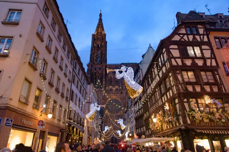 Les décorations de Noël à Strasbourg.