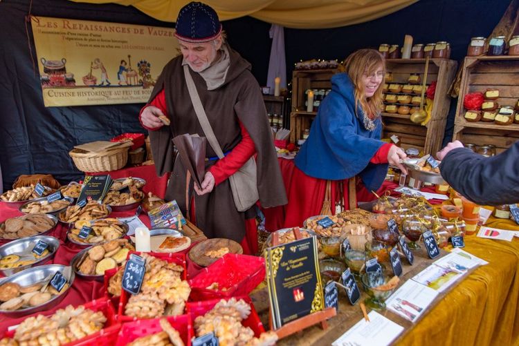 Un stand du marché de Noël de Provins