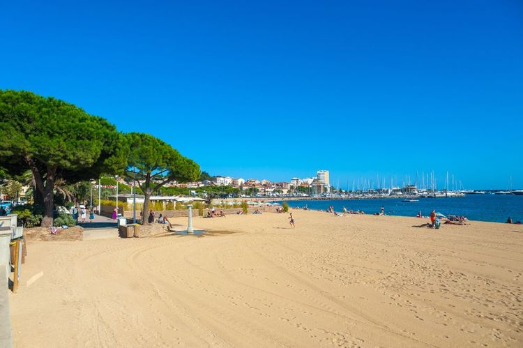 La plage de Sainte-Maxime.