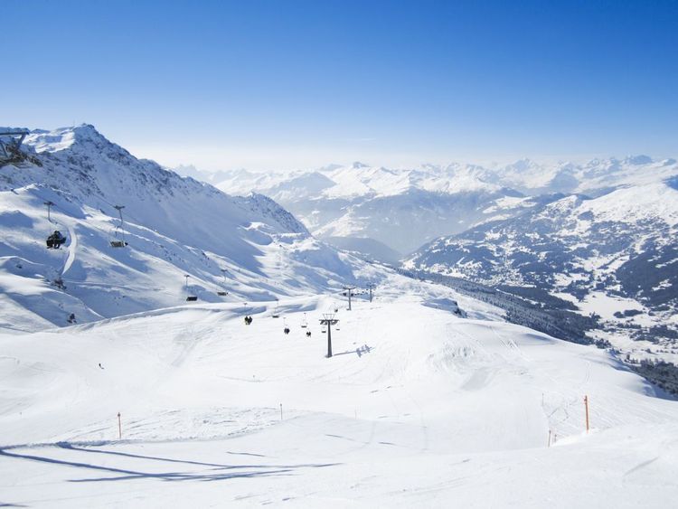 Le domaine skiable de Arosa Lenzerheide, en Suisse.