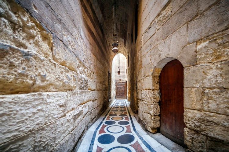Corridor étroit dans le souk