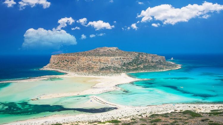 Le lagon de Balos, en Crète.