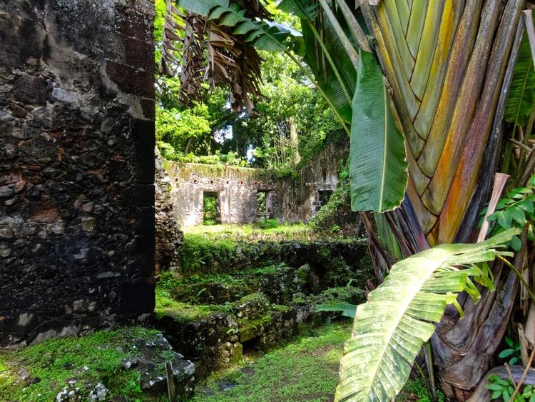 Les anciens appartements en ruines de Joséphine de Beauharnais
