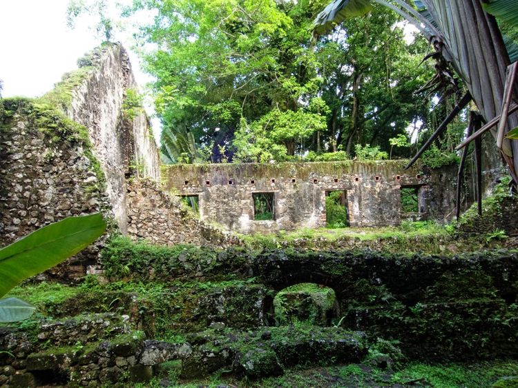 La Pagerie, une partie est en ruines
