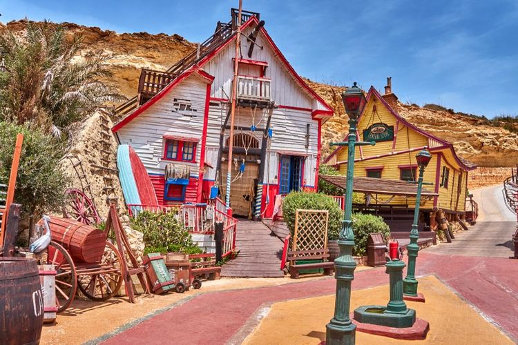 Le village de Popeye à Malte