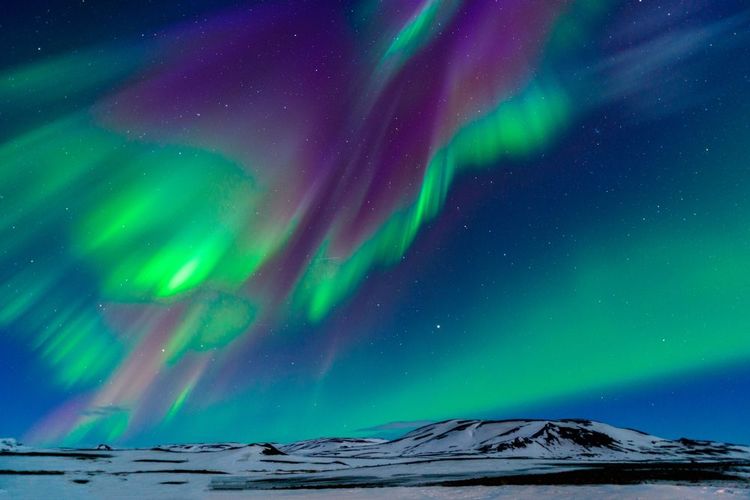  Les belles couleurs des aurores boréales 