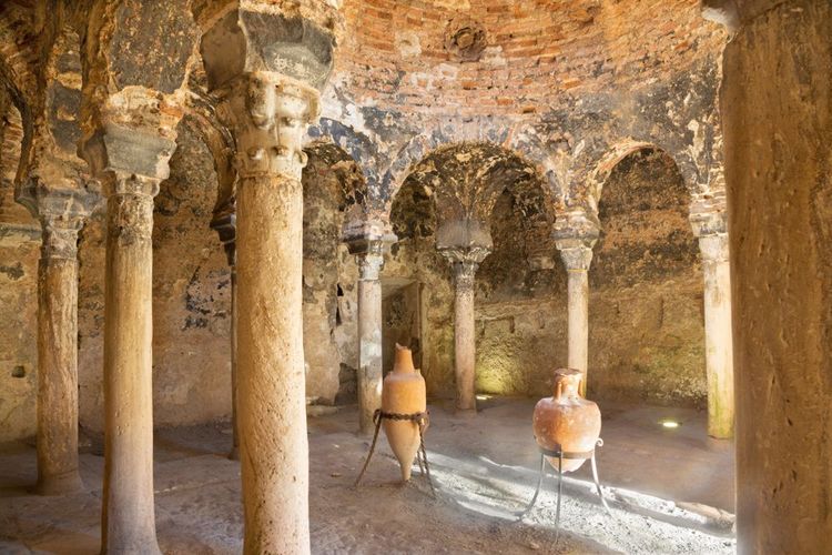 L'intérieur des Bains Arabes, Palma de Majorque