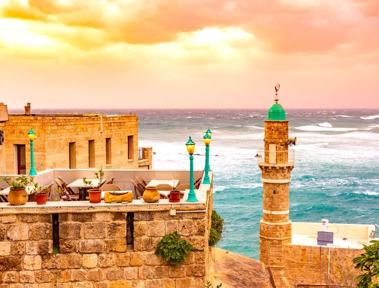 Belle terrasse face à la Méditerranée, Old Jaffa