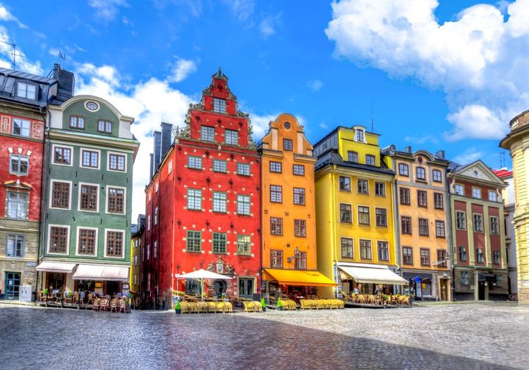 Stockholm, la place Stortorget dans Gamla Stan