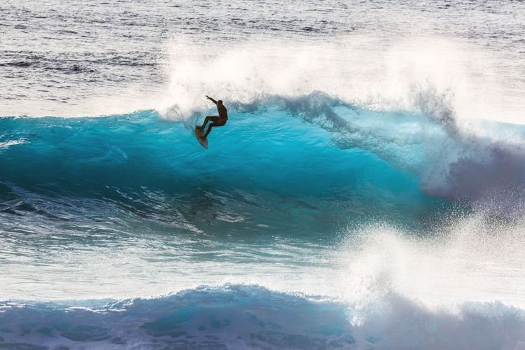 Surfeur expérimenté à Madère