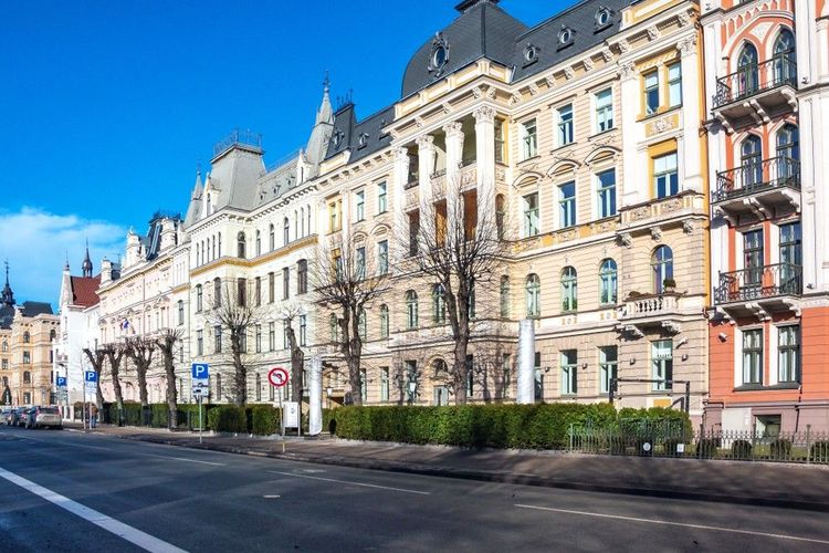 Elizabetes iela, superbe rue aux emblématiques bâtiments Art Noueau de Riga