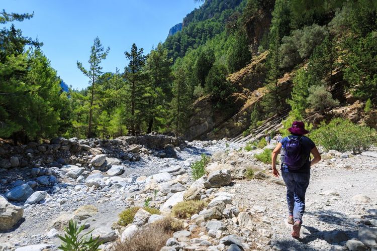 Randonnée dans les gorges de Samaria, Montagnes Blanches