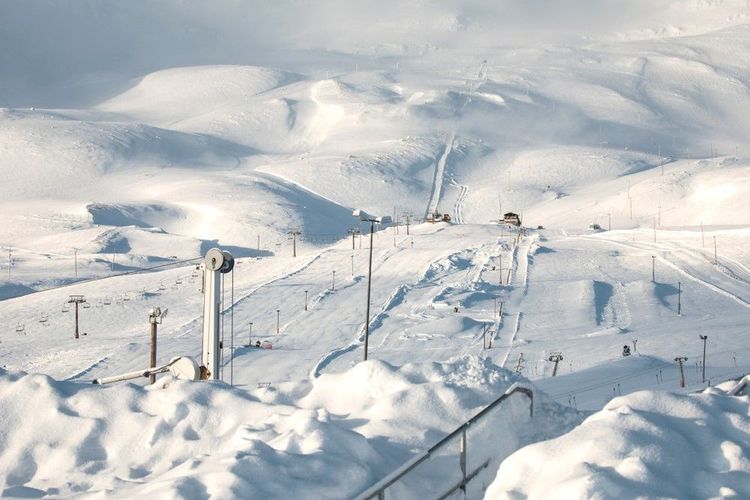 Le domaine skiable d'Hlíðarfjall