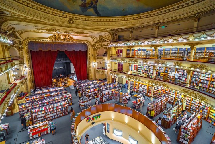 El Ateneo, la célèbre librairie de Buenos Aires, Argentine