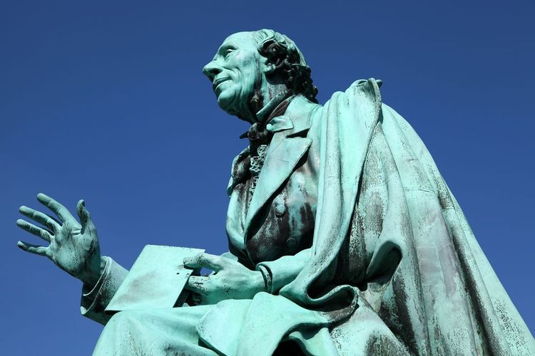 Autre statue d'Andersen à Copenhague