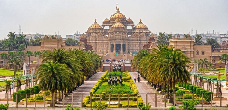 Le temple Akshardham à New Delhi