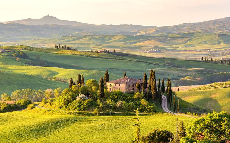 La beauté de la campagne toscane