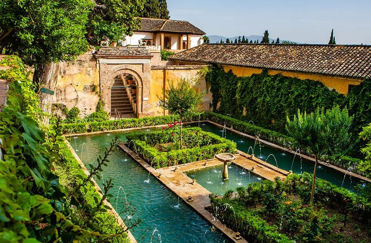Les fontaines des jardins du Generalife