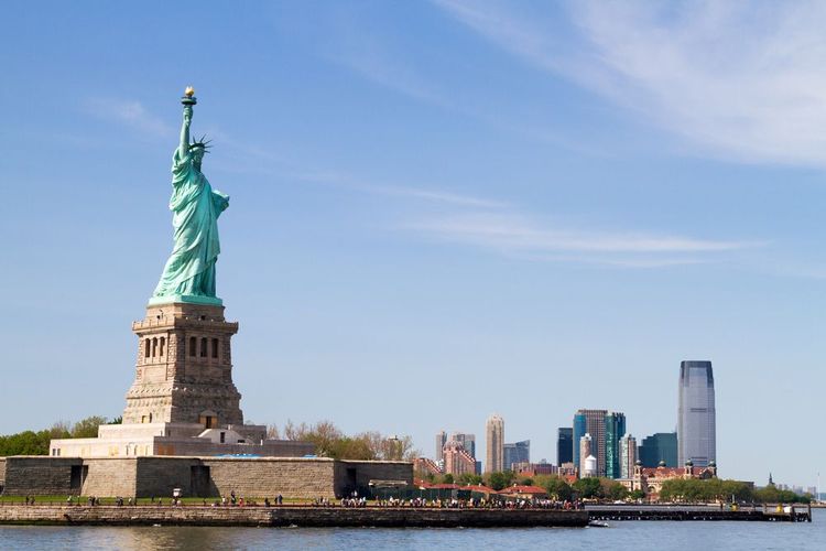 La Statue de la Liberté et sa structure, New York