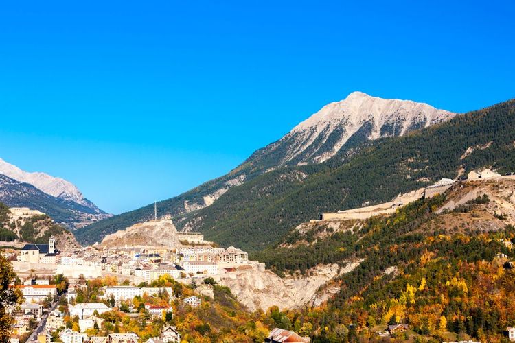 Le village fortifié de Briançon, dans les Alpes françaises.