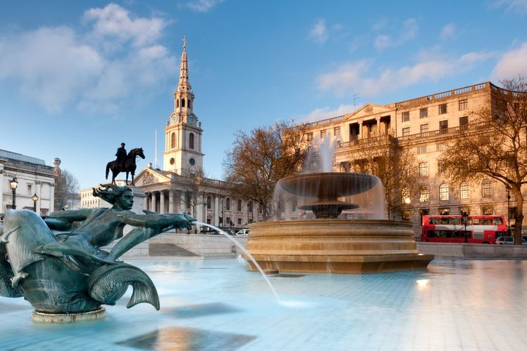 Trafalgar Square à Londres