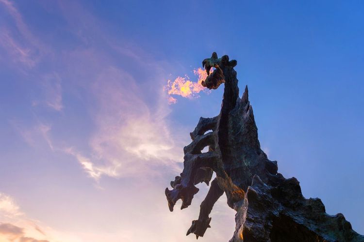 Dragon de Wawel à Cracovie en Pologne