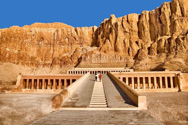 le temple funéraire de Deir el-Bahari