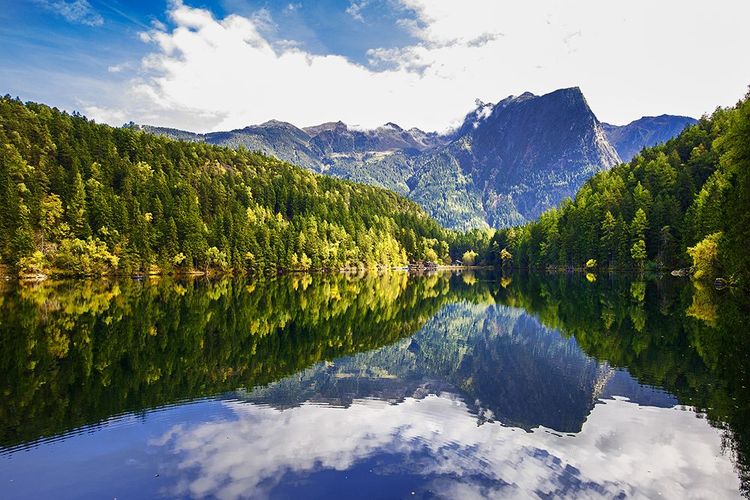 Le lac Piburger (Piburger See) dans le Tyroll