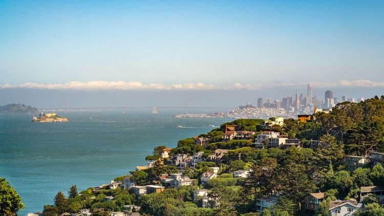 Les collines de Sausalito