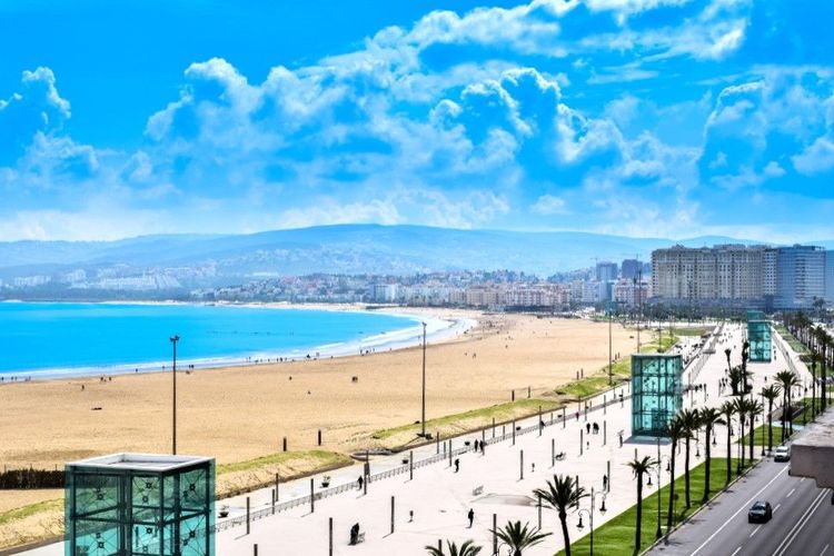 La belle plage de Tanger