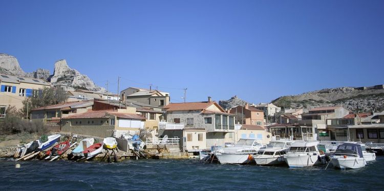 Le port des Goudes.
