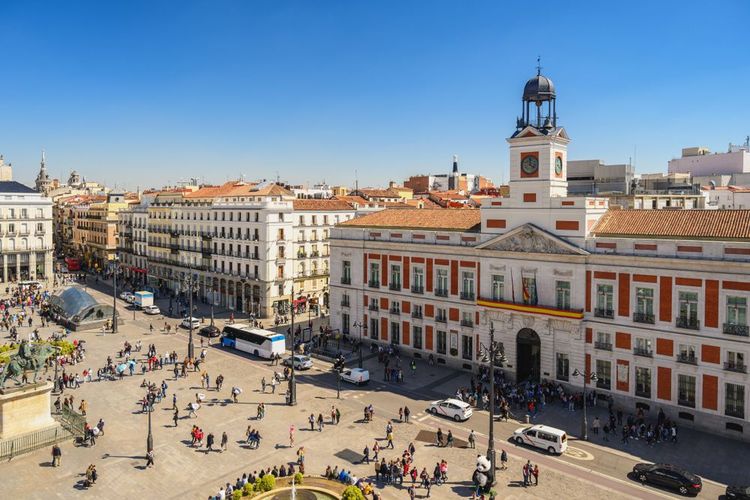 Puerta del Sol, Madrid, Espagne