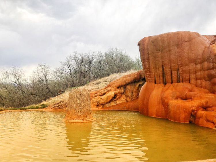 Mystic Hot Springs dans l'Utah - États-Unis