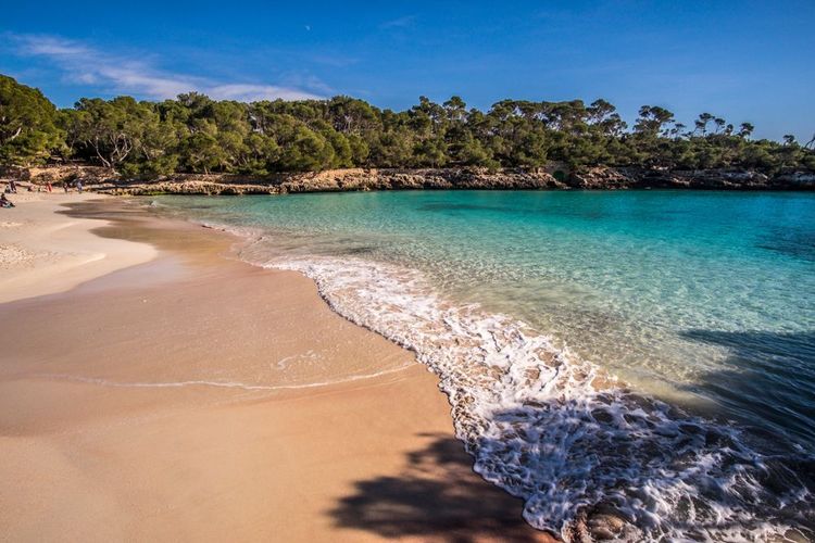La plage de Cala Mondragó à Majorque