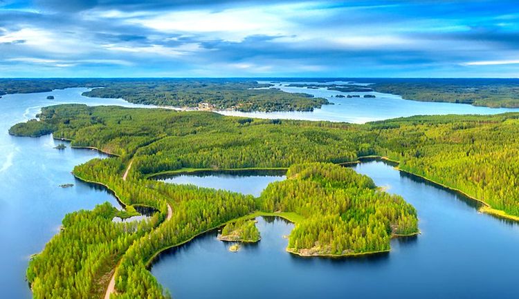Les lacs de Finlande