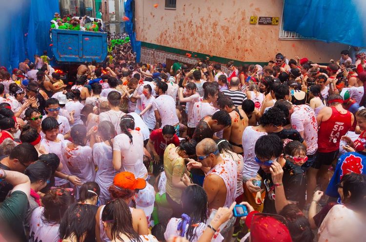 La Tomatina à Bunol
