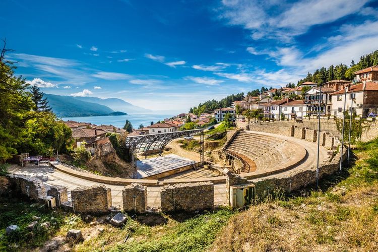 Le théâtre romain antique d'Ohrid