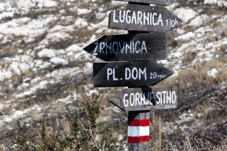 En route pour Sitno Gornje avant de s'élancer en randonnée