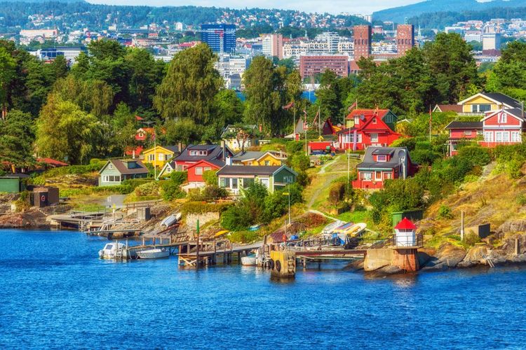 L'île de Lindøya, si pittoresque