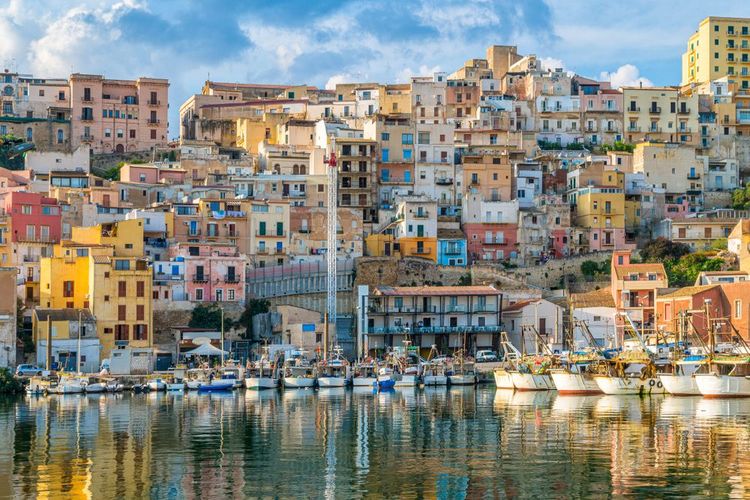 Port de Sciacca, Sicile, Italie