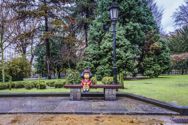 Parar el mundo y sentarse un rato con Mafalda, en Oviedo