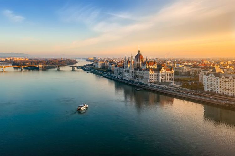 Danube depuis Budapest, en Hongrie