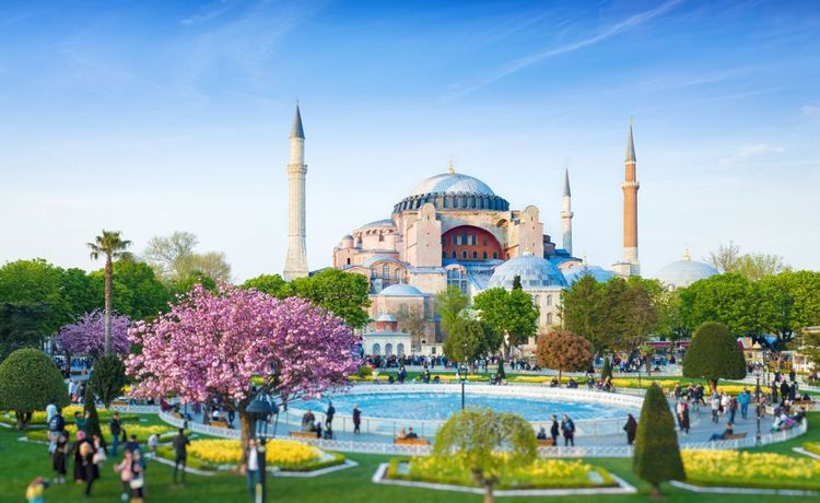 La fontaine Sainte-Sophie à Istanbul