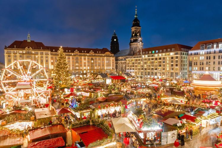 Le marché de Noël de Dresde, Allemagne