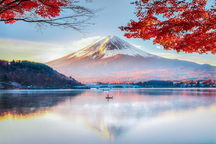 festival des feuilles d'automne du lac Kawaguchi