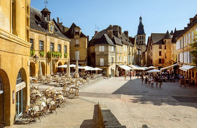 La place de la Liberté, Sarlat