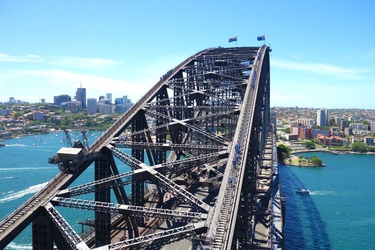 Observer Sydney du haut du Harbour Bridge est une attraction touristique de la ville