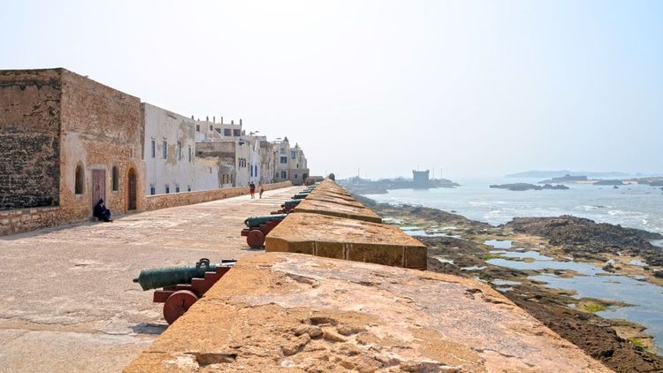 Essaouira vue depuis le haut de ses remparts