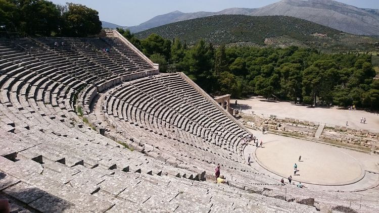 Le théâtre antique d'Asclépios